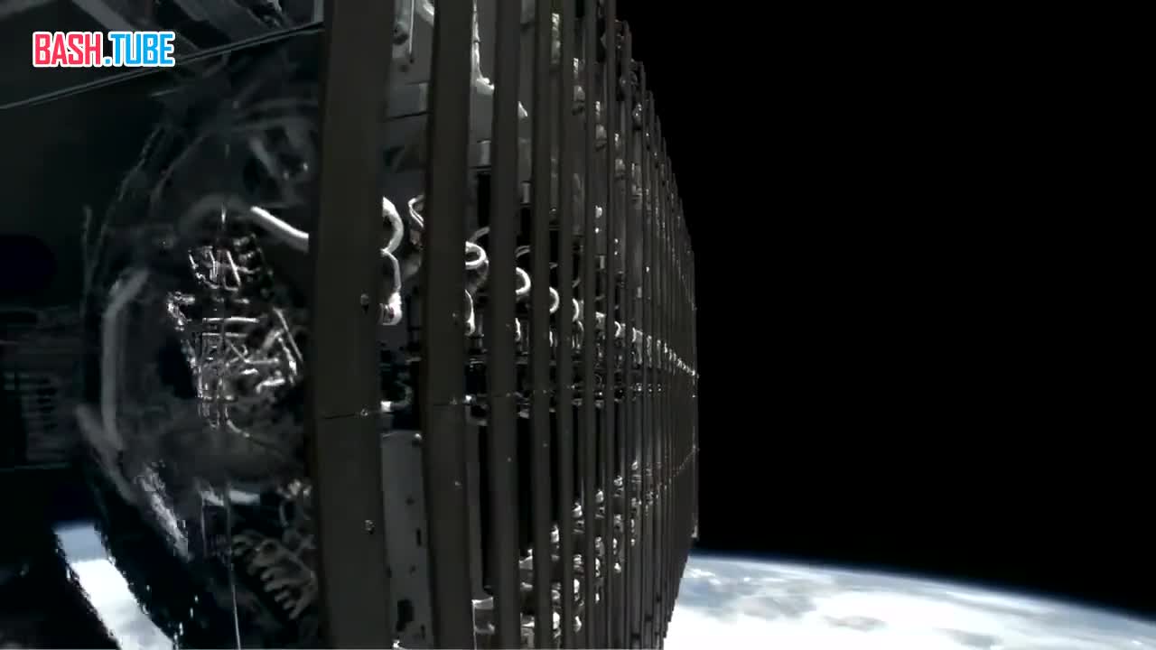  SpaceX поделилась видео с выходом на орбиту нового спутника Starlink