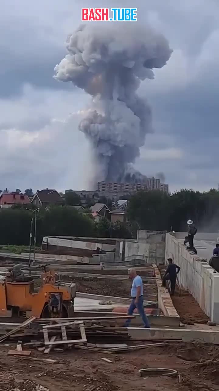  Кадры с места взрыва в Сергиевом Посаде