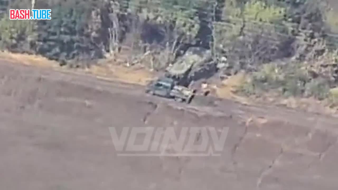  Расчёт орудия 30 артиллерийской бригады уничтожает САУ «Акация» ВСУ неподалёку от Новоукраинки