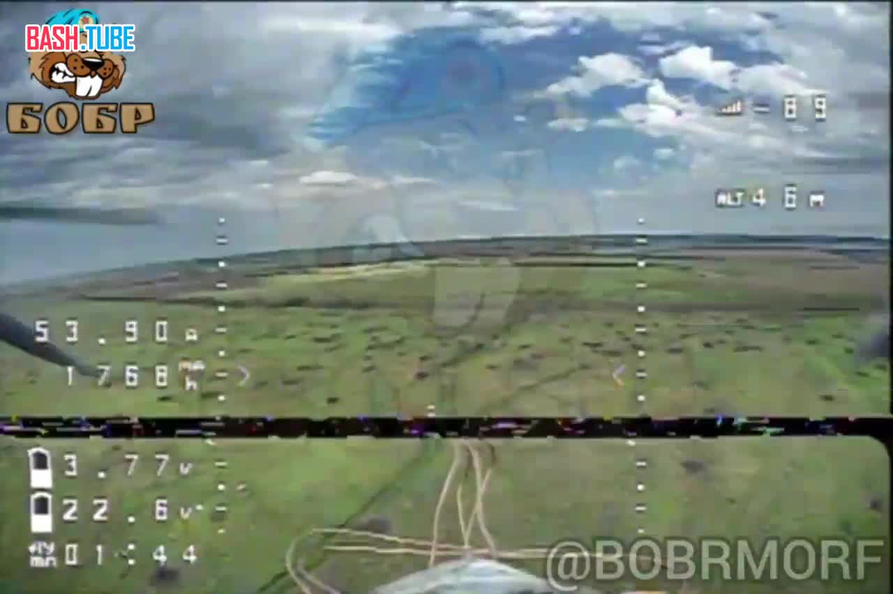  FPV-дрон залетает прямиком в окоп с солдатам ВСУ на Запорожском направлении