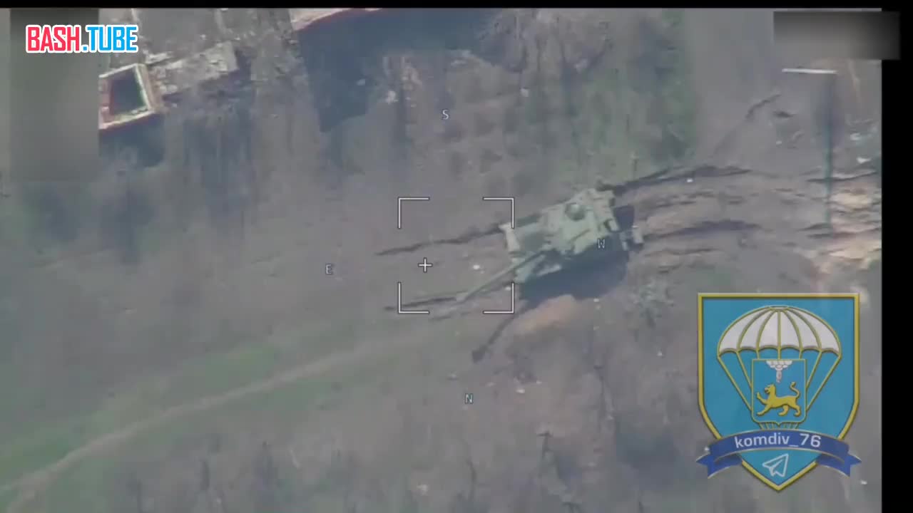  Огненные кадры подрыва украинской САУ М-109 производства США ударом русского «Ланцета»