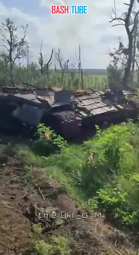  Вышедшие из строя Leopard и Т-72 после встречи с российской артиллерии