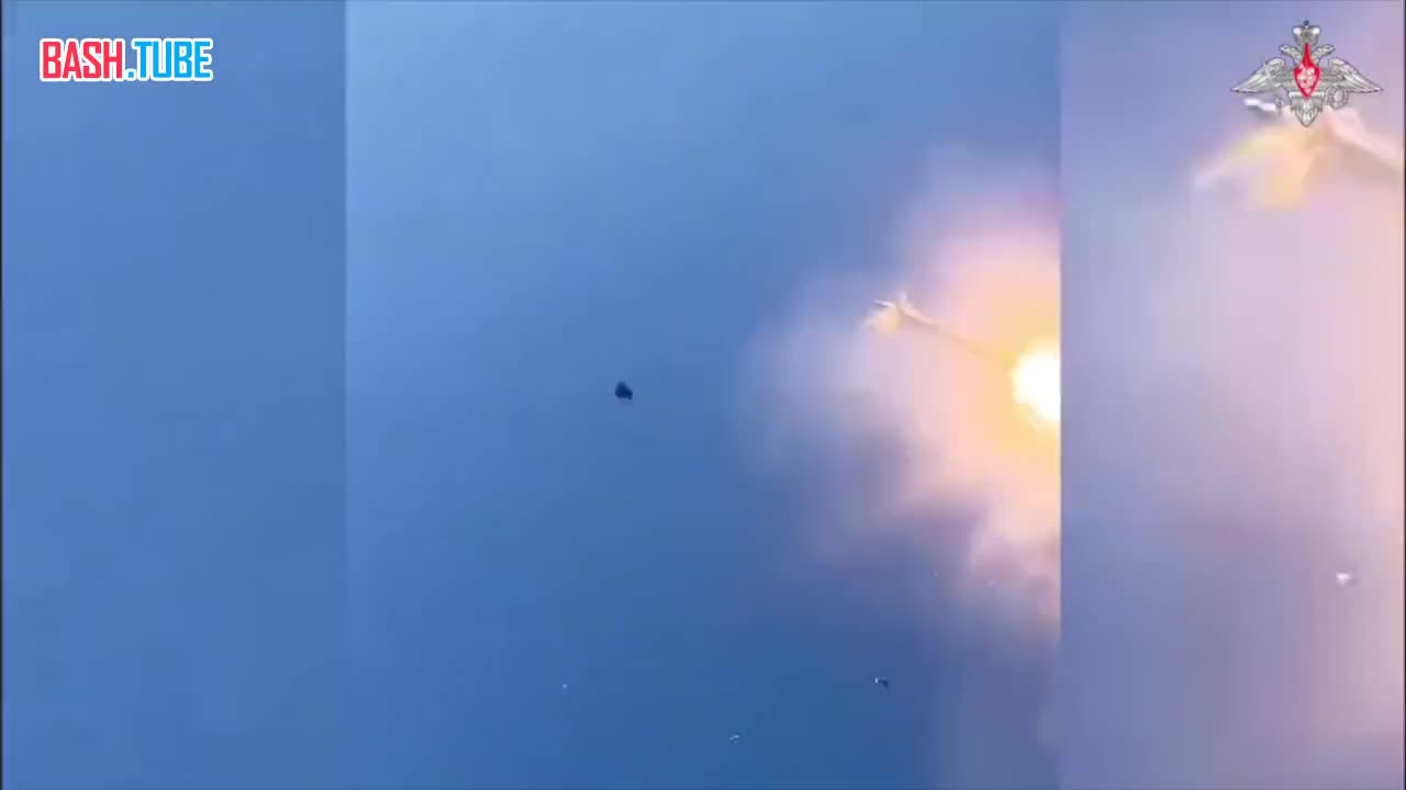 ⁣ Поражение воздушной цели зенитно-ракетным комплексом Тор-М1 на Купянском направлении