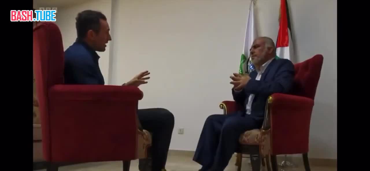 ⁣ Представитель ХАМАС отказался продолжить интервью, когда журналист BBC спросил его про убийства мирных граждан