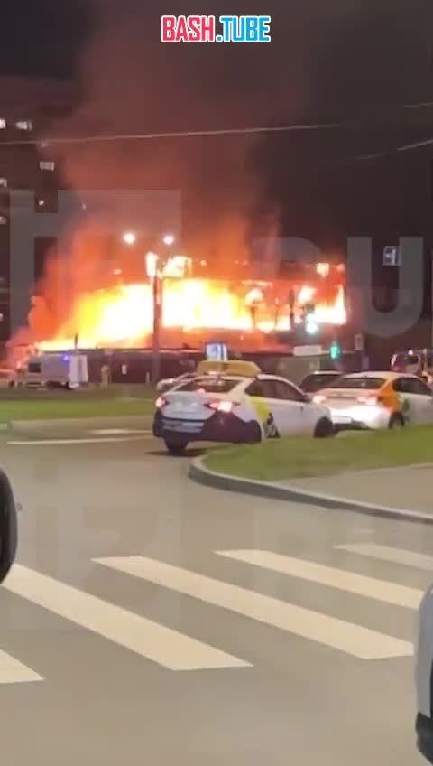  Пожар в торговом центре в Санкт-Петербурге