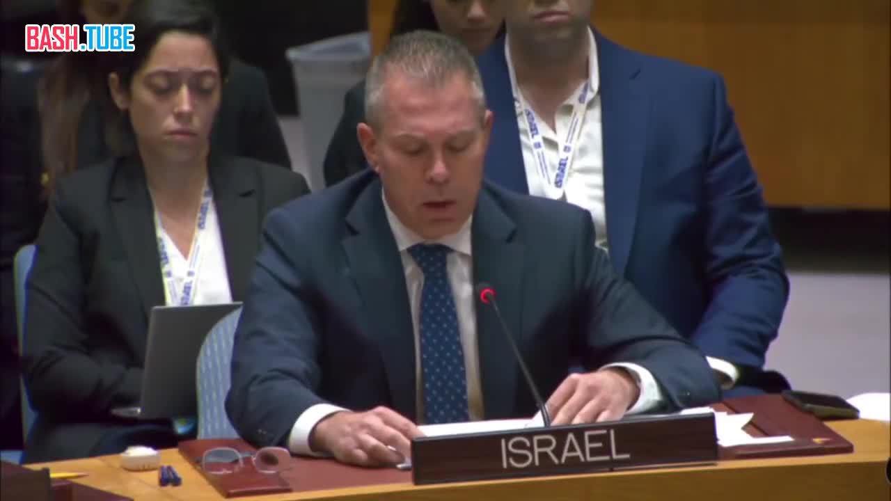 ⁣ Израильская делегация ООН надела «жёлтые звезды» из нацистской Германии на заседание Совета Безопасности ООН