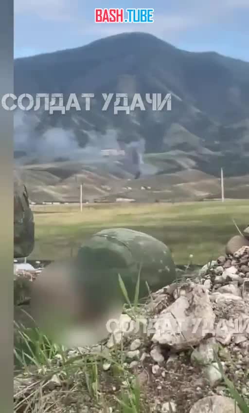  Российские миротворцы наблюдают за нанесением азербайджанскими военными ударов по военным НКР