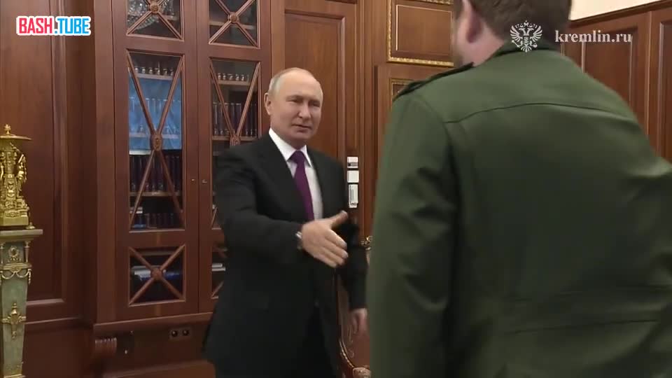  Владимир Путин встретился с Рамзаном Кадыровым в Кремле