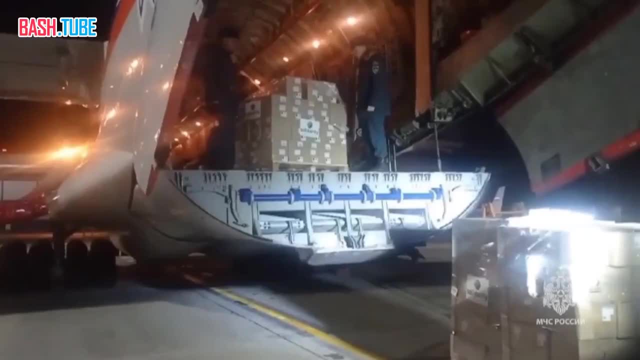 ⁣ Два самолета Ил-76 доставят 28 тонн гуманитарного груза для сектора Газа - МЧС