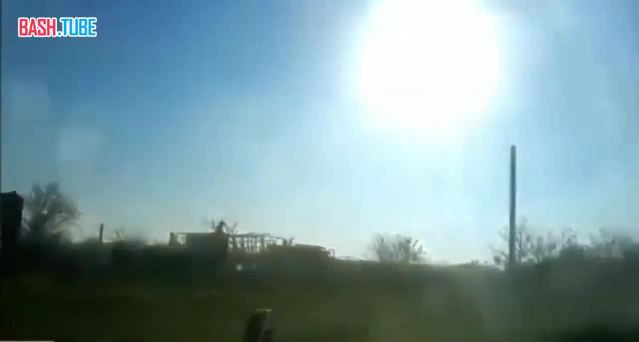  Украинский HMMWV подорвался на мине в Запорожской области