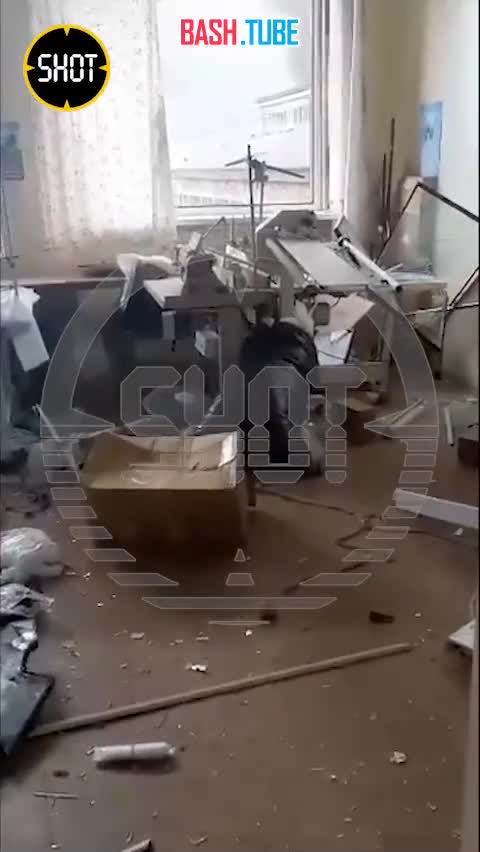  Разруха внутри швейного цеха рядом с местом взрыва в Сергиевом Посаде
