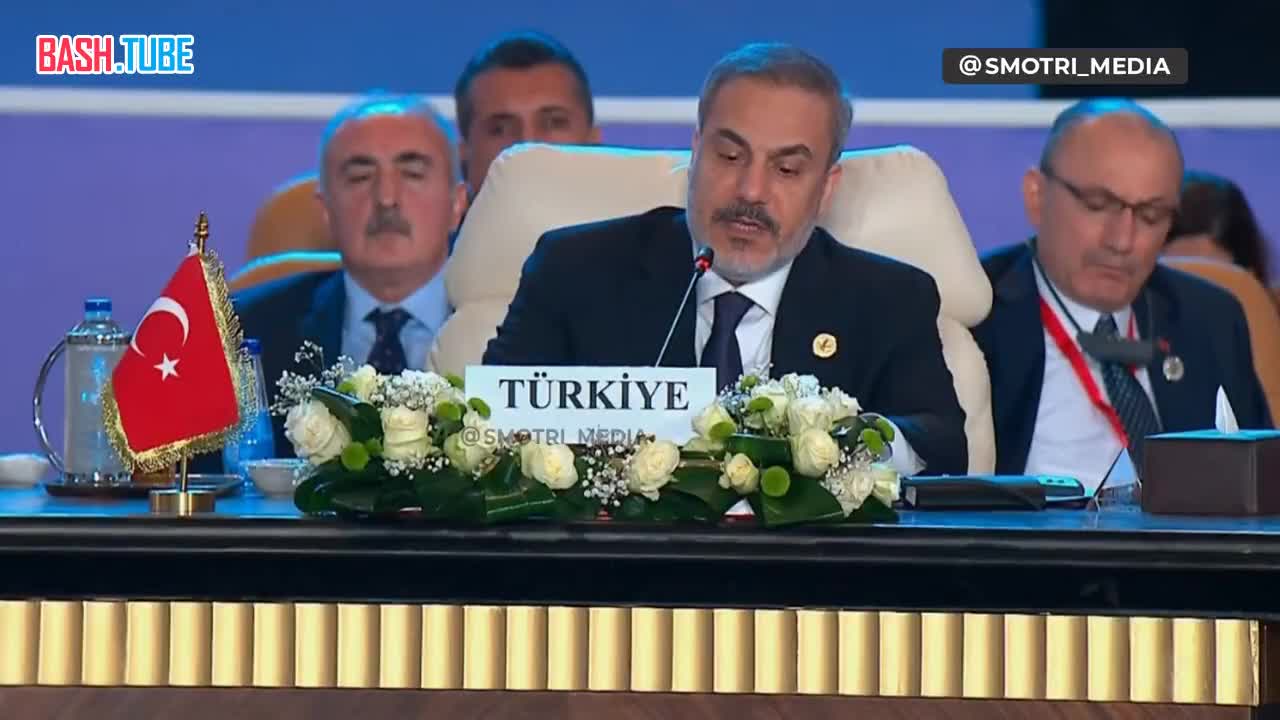 ⁣ Заявления представителя Турции на саммите по Палестине