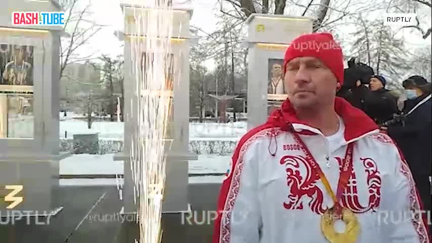 ⁣ «Аллея славы» зимних видов спорта открылась на ВДНХ в Москве