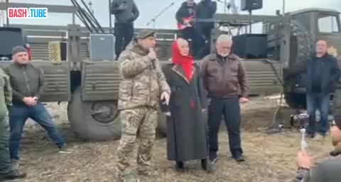  Командир спецназа «Ахмат» Апты Алаудинов дал напутствие бойцам на фронте