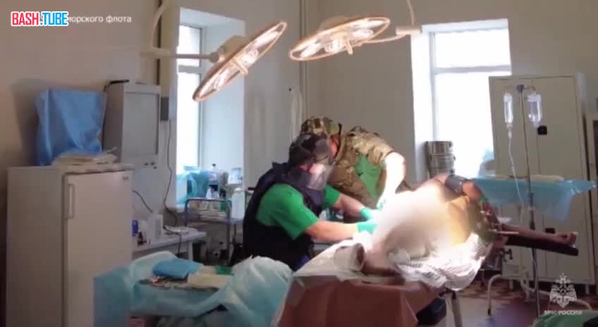 ⁣ В Севастополе врачи извлекли неразорвавшийся боеприпас из тела бойца