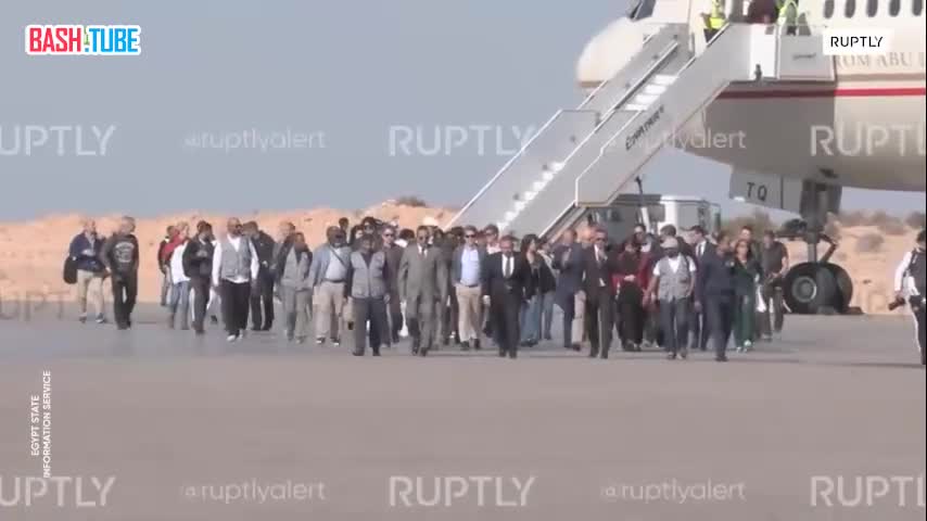 ⁣ Делегация Совбеза ООН посетила КПП «Рафах» на границе Египта и Газы