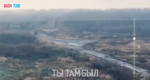 ⁣ Российские военные показали зачистку танками последних позиций ВСУ в промзоне Авдеевки