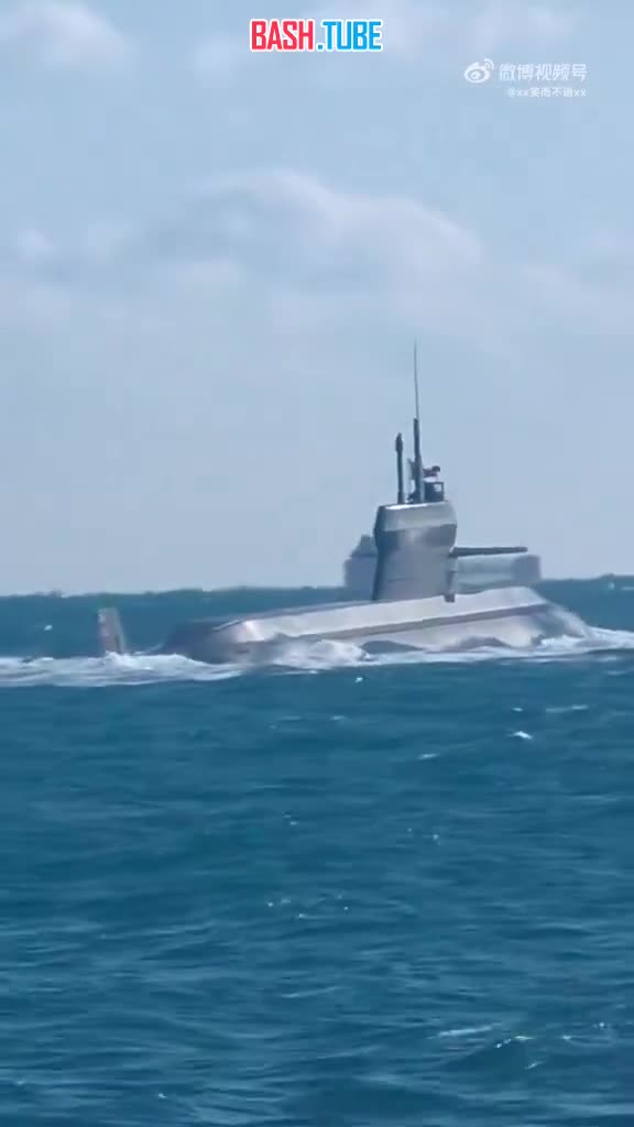 ⁣ Новая китайская неатомная подводная лодка проекта 039С в составе Восточного флота ВМС НОАК