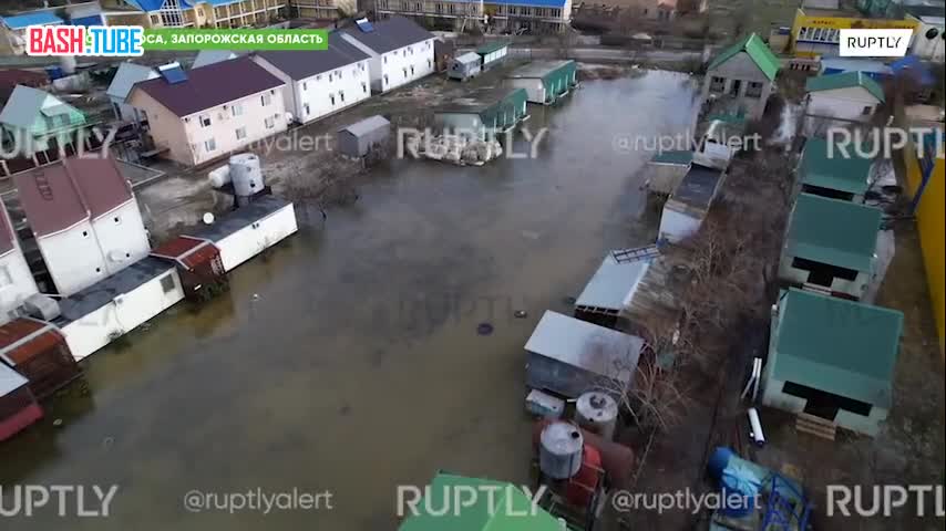  Последствия разрушительного урагана, затопившего Федотову косу в Запорожской области