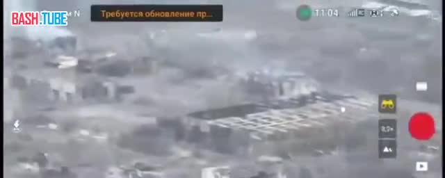 ⁣ Кадры штурма Авдеевской промзоны российским танком