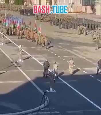  Азербайджанские военные провели парад в Ханкенди (Степанакерт) в честь победы в карабахской войне 2020 года