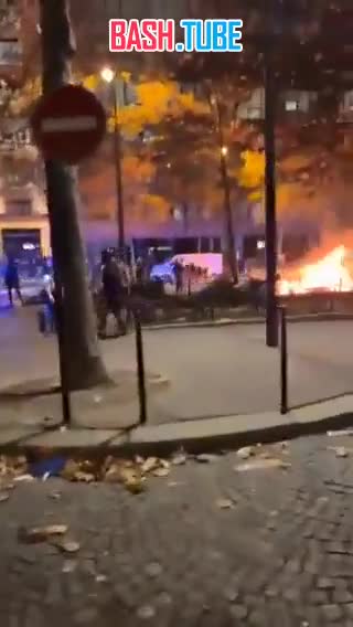 ⁣ Во Франции в ночь на Новый год произошли массовые беспорядки