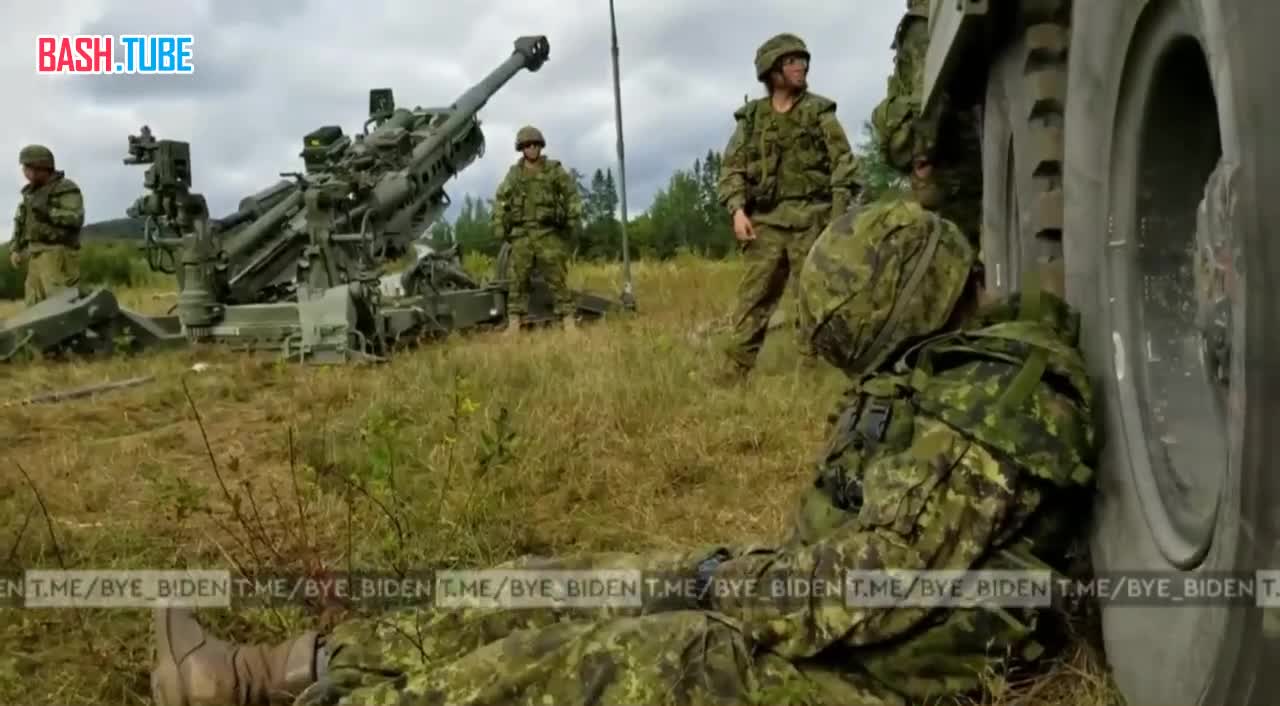 ⁣ Развлечение армии Канады - это разбудить новобранца боевым выстрелом, чтобы не ленился
