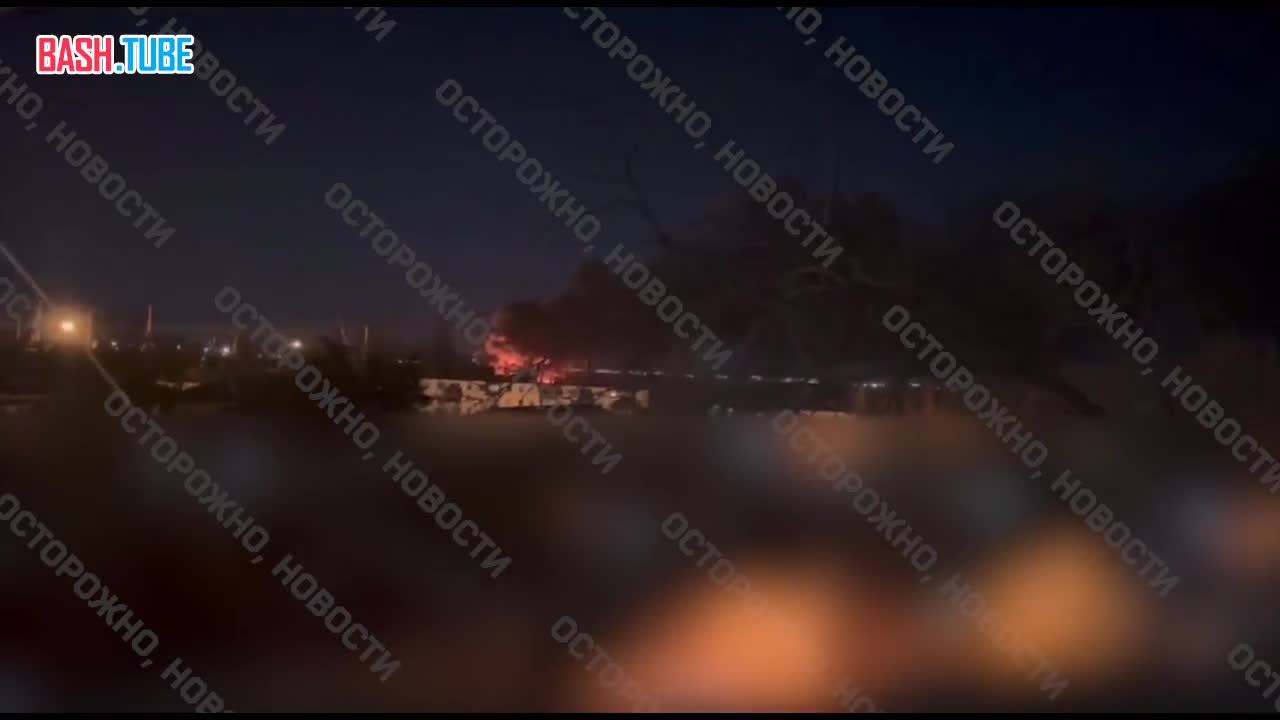 ⁣ Сегодня ночью ВСУ совершили удар по порту Феодосии