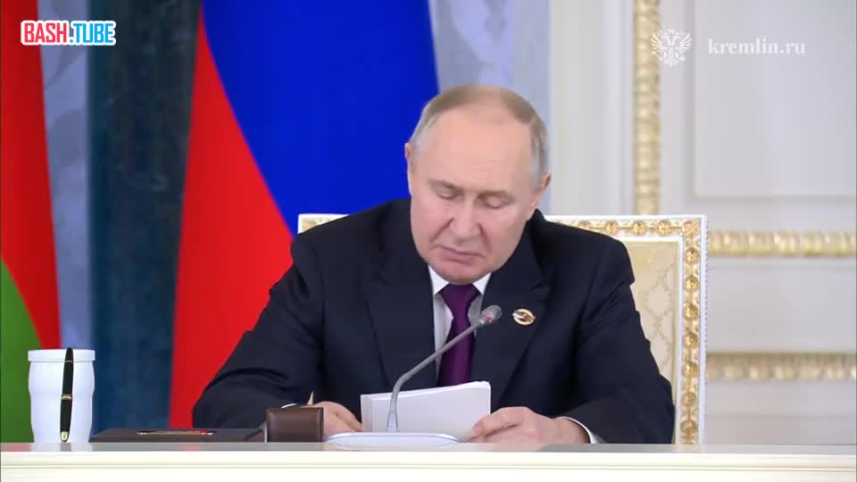 ⁣ Заявления Владимира Путина на заседании Высшего государственного совета СНГ