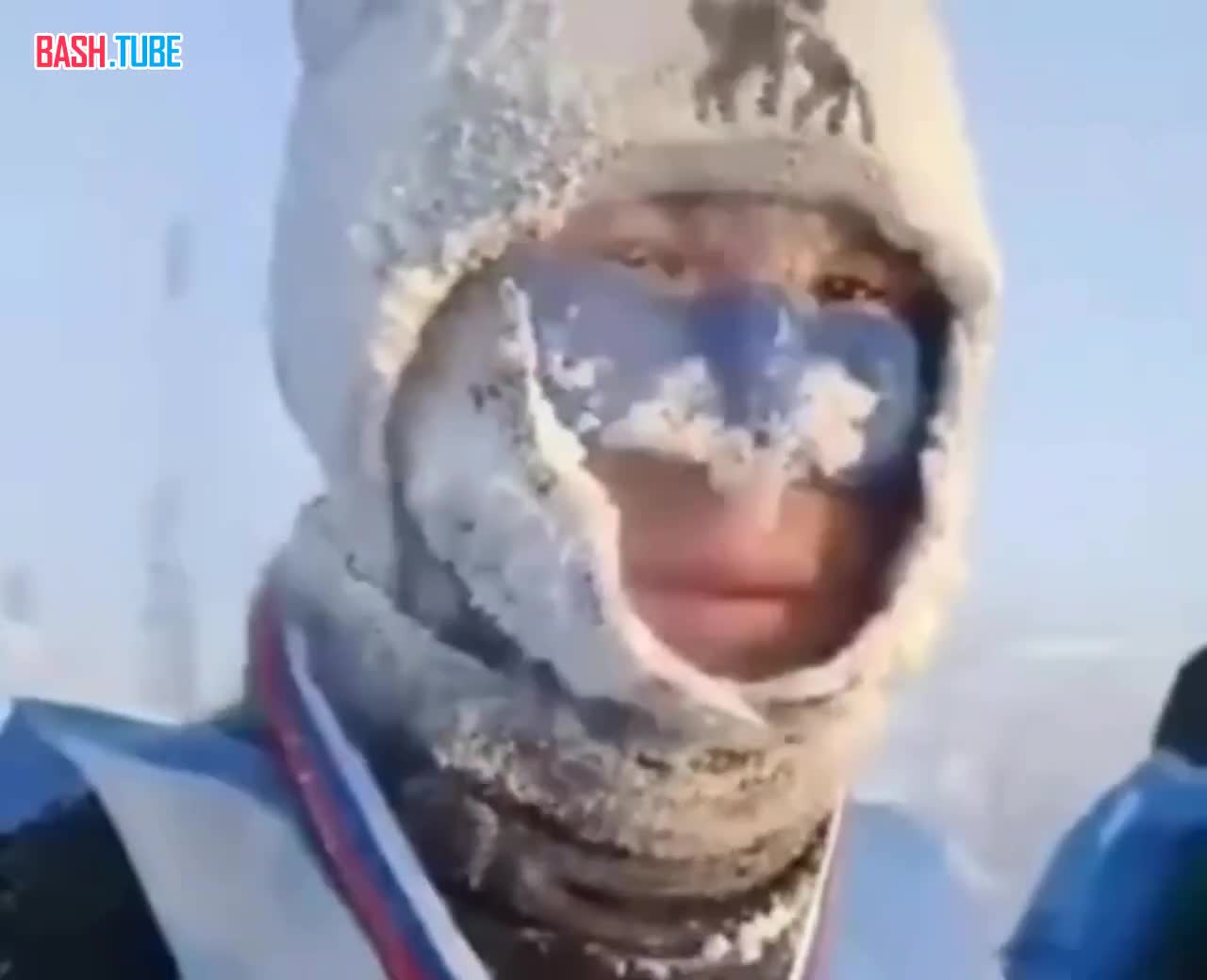 ⁣ В Якутии в -55 °С прошёл беговой марафон на 42км