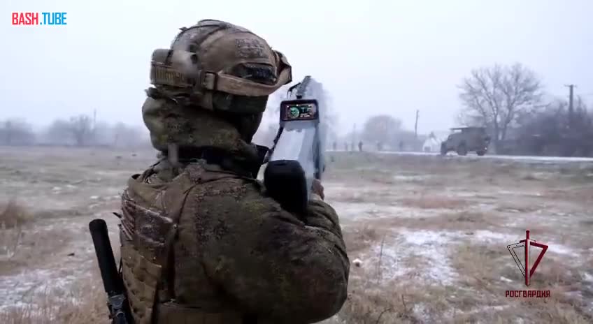  Бойцы Росгвардии впервые применили комплекс обнаружения и подавления БПЛА «Выжигатель» в ДНР