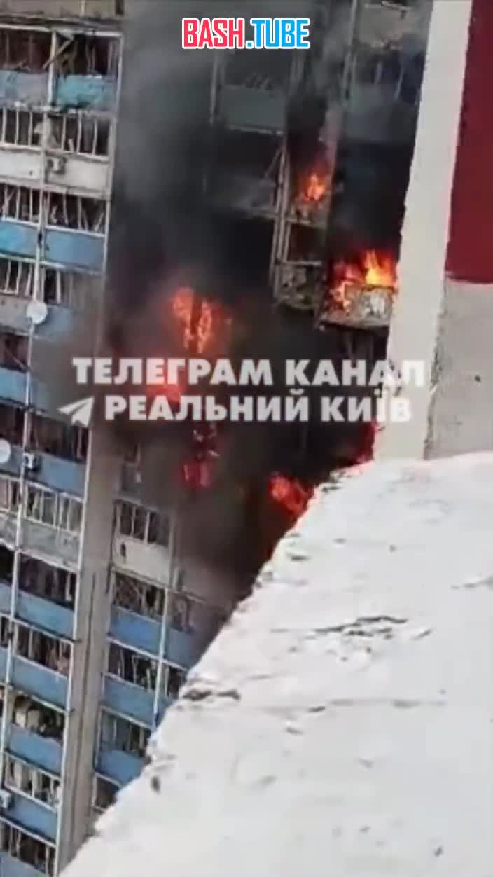 ⁣ Результат работы ПВО в Киеве