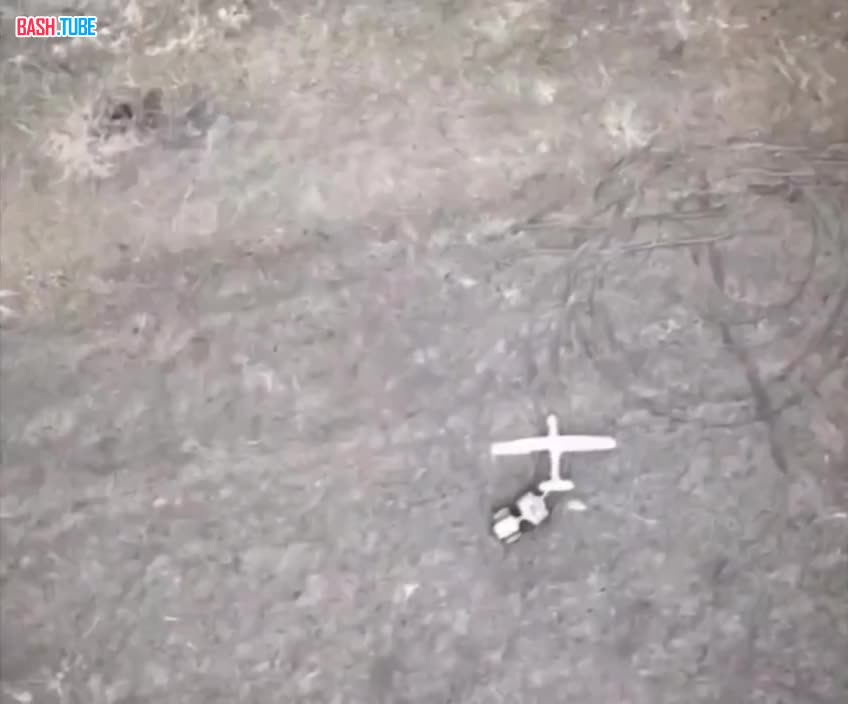  Украинский наземный дрон стащил упавший российский разведывательный «Орлан-10» и привез его в руки противника