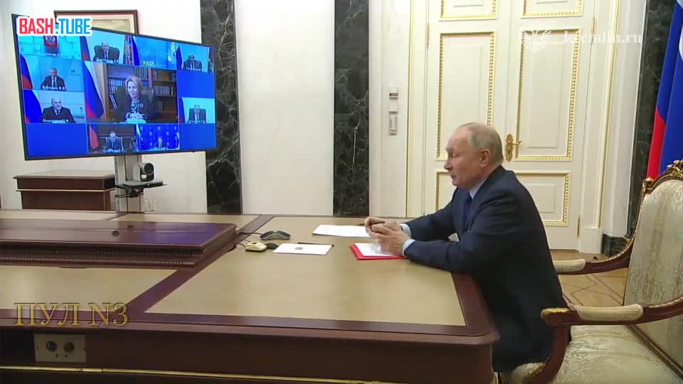  Путин провел Совет Безопасности по природным пожарам