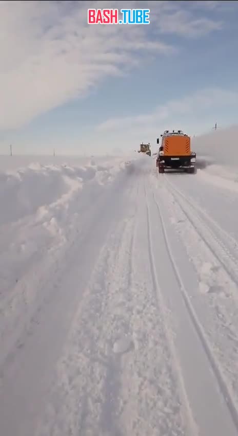  В Хайбуллинском районе Башкирии в середине недели из-за снегопада были заблокированы 24 деревни