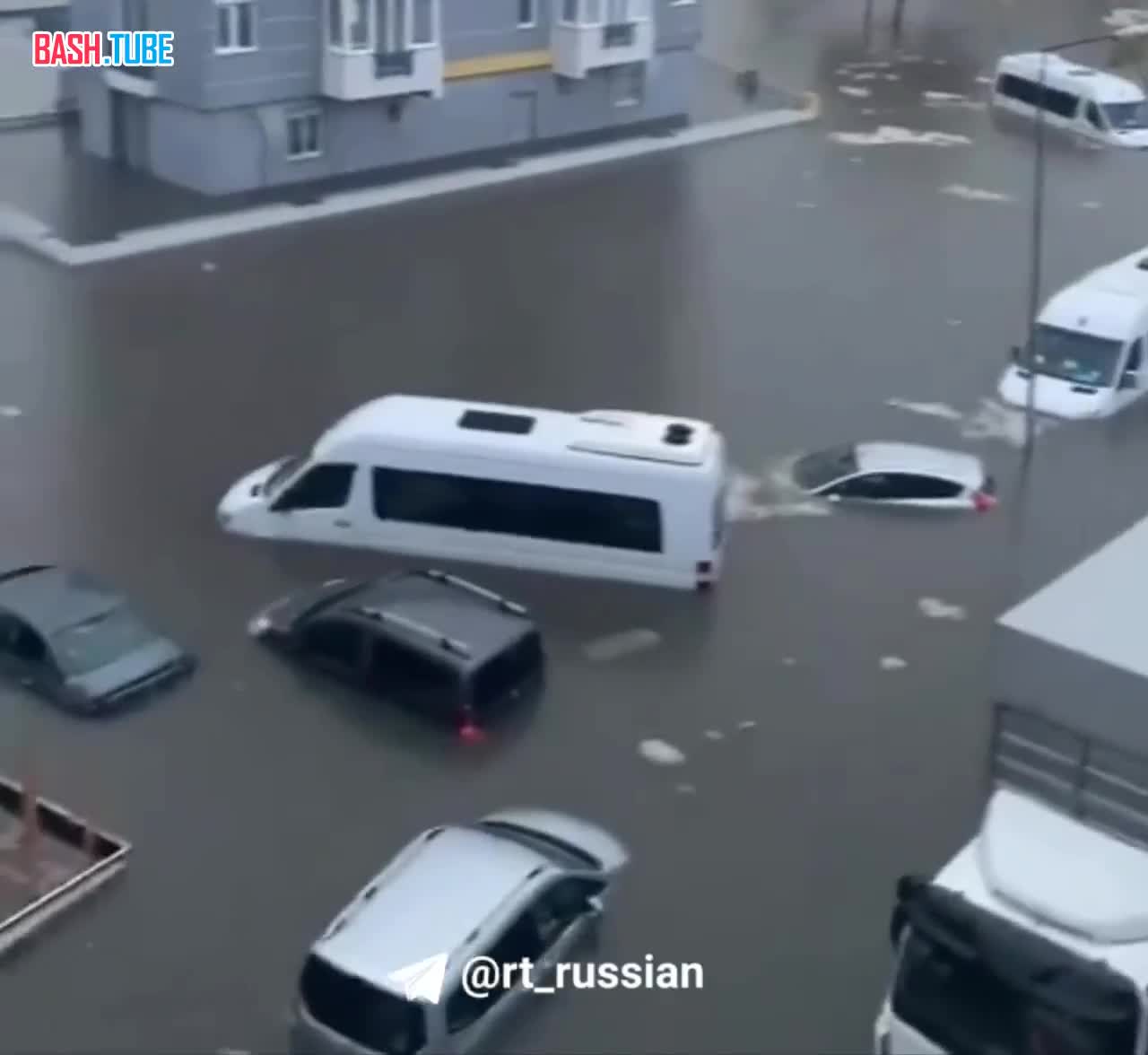 ⁣ Турецкую Анталью затопило из-за проливных дождей
