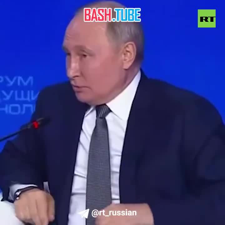 ⁣ Путин пошутил о необычных способностях русского человека