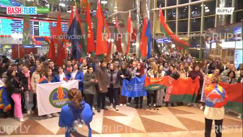  Делегация Белоруссии из 630 человек отправилась в Сириус для участия во Всемирном фестивале молодежи - 2024