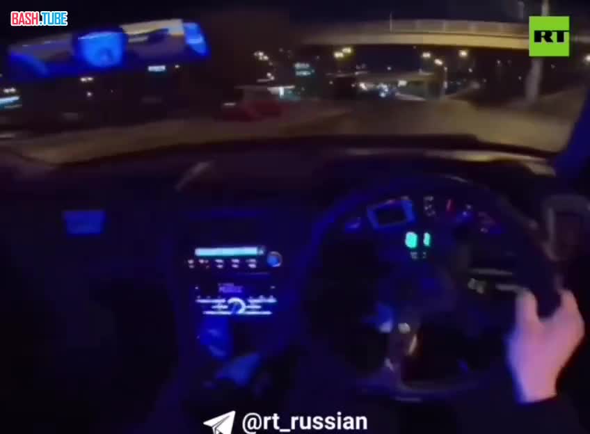 ⁣ Стритрейсер устроил ночью опасные гонки по Владивостоку и похвастался в соцсетях