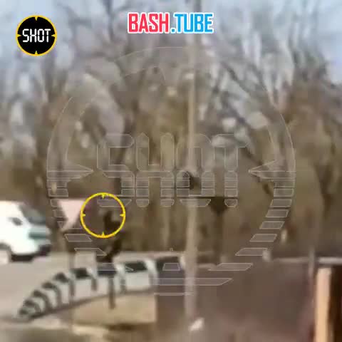  Момент атаки на грузовик с мирными жителями в Новой Таволжанке Белгородской области