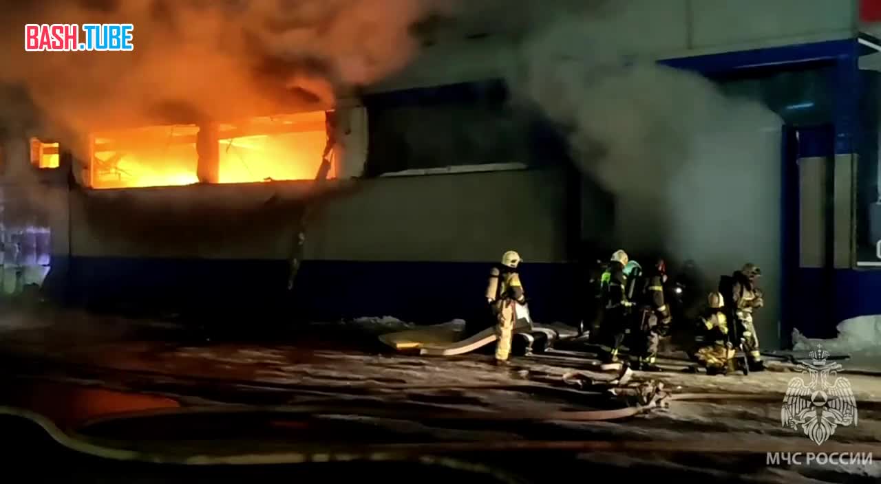 ⁣ Крупный пожар в Кирове