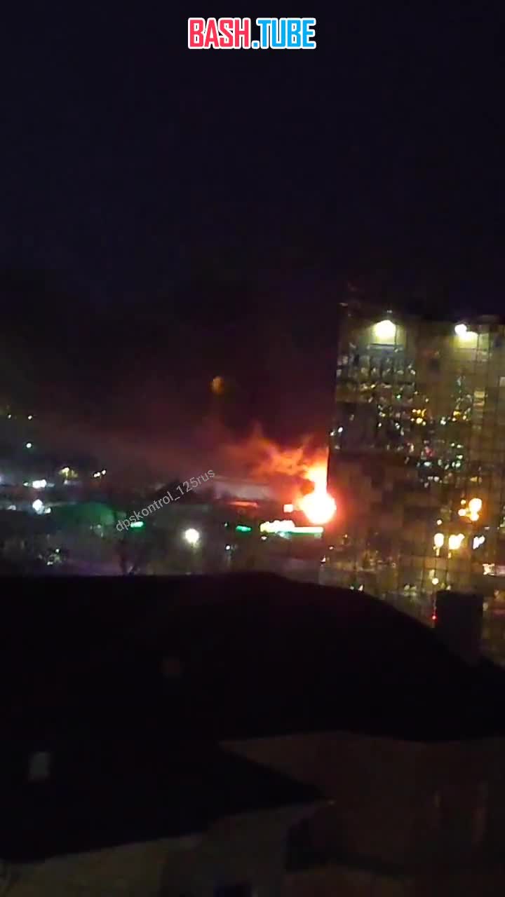 ⁣ Серьезное возгорании в районе Автовокзала