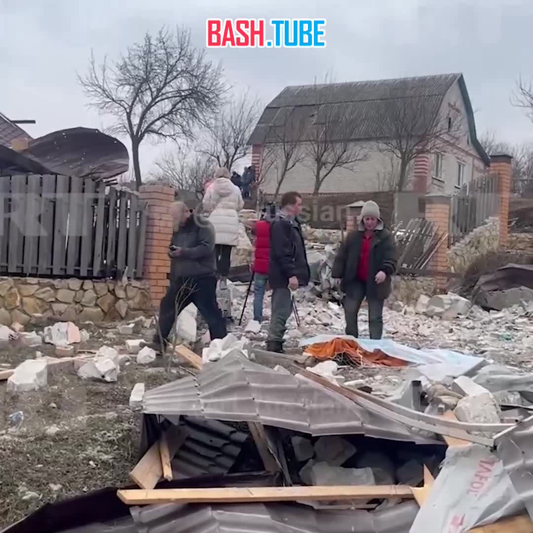  Четыре человека погибли после прямого попадания украинского снаряда в жилой дом в селе Никольско Белгородской области