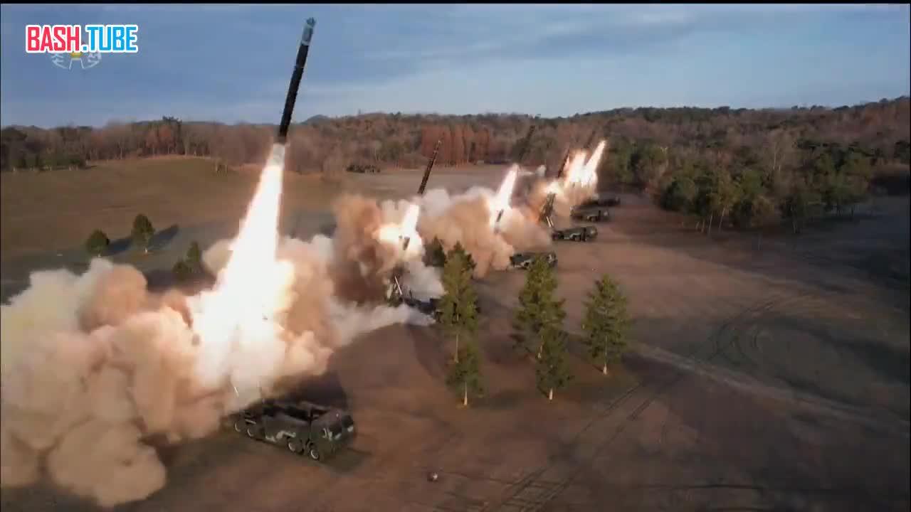 ⁣ В Северной Корее прошли очередные учения по запуску «сверхбольших» ракет