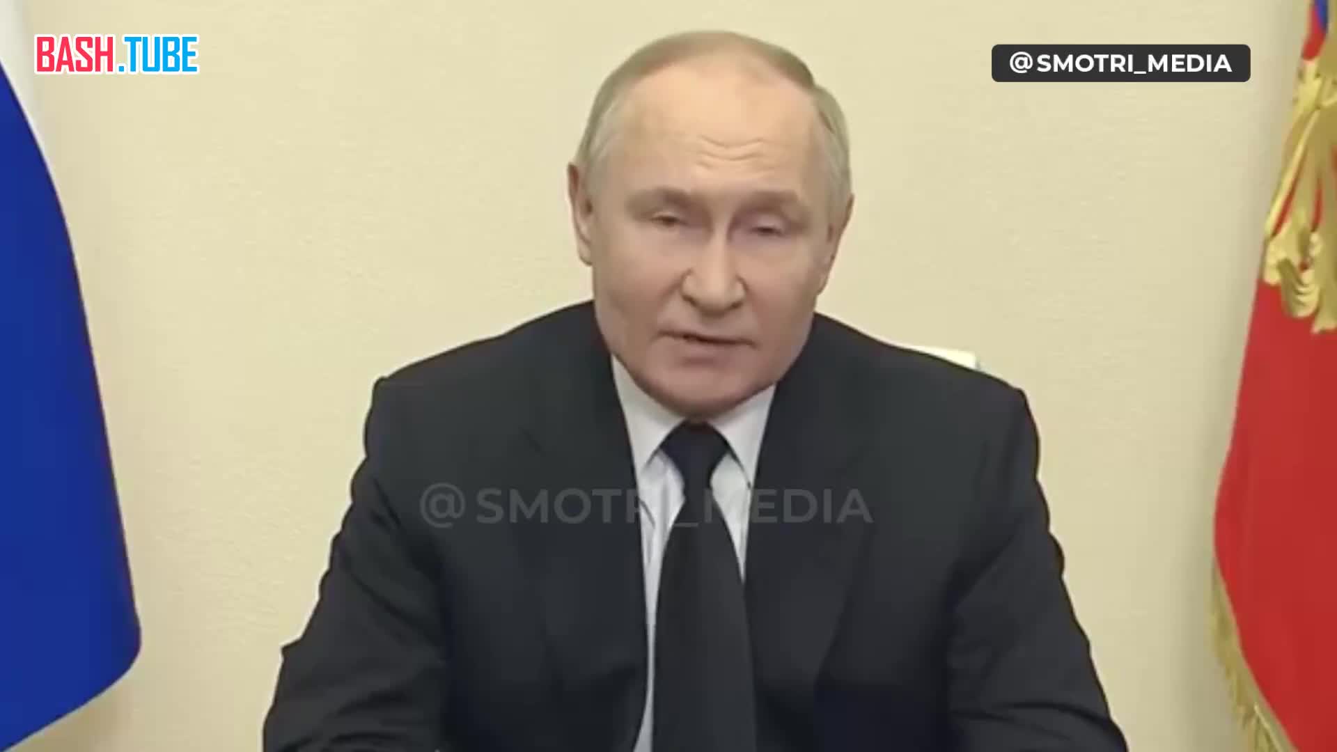 ⁣ Путин назвал теракт кровавым и варварским, жертвами которого стали десятки неповинных людей