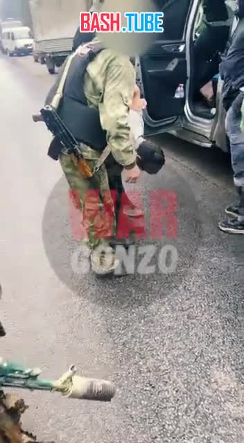 ⁣ Видео с одним из задержанных террористов устроившего теракт в «Крокус Сити Холл»