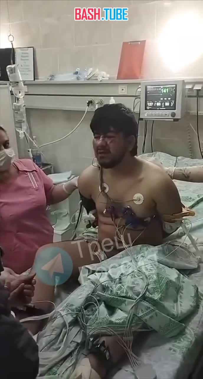 ⁣ Допрос 19-летнего Мухаммадсобира Файзова в больнице