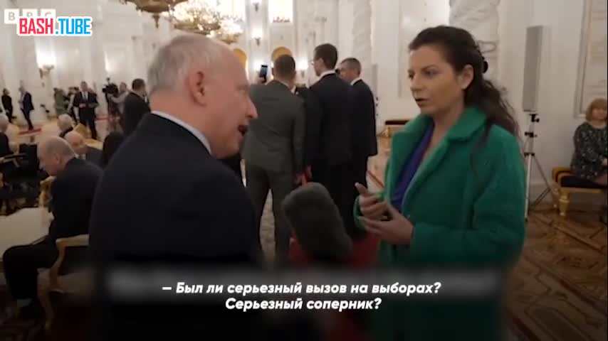 ⁣ Маргарита Симоньян на встрече Путина с доверенными лицами поставила на место журналиста BBC