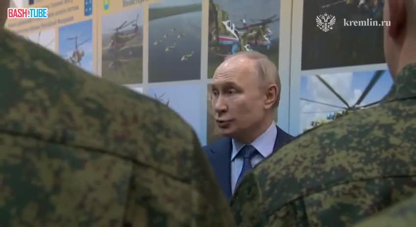 ⁣ Владимир Путин пообщался с военными летчиками в Торжке