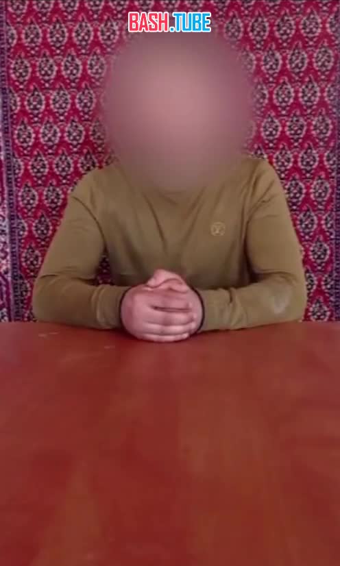 ⁣ На видео ФСБ один из задержанных в Дагестане признался, что возил оружие «ребятам» из «Крокуса»